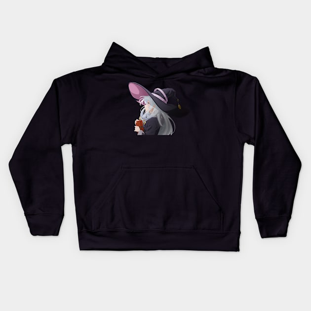 Majo No Tabitabi Kids Hoodie by RhysDawson